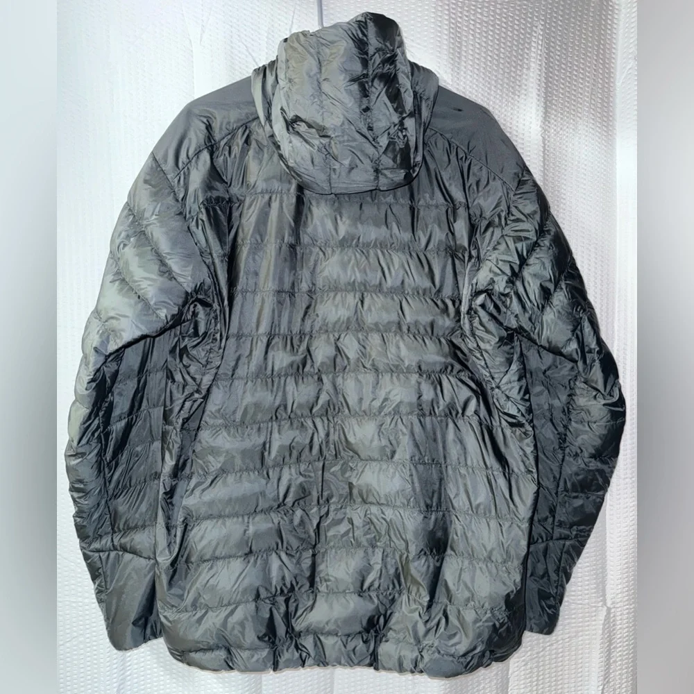 Arc'teryx Down Jacket Mens XL Gray Hooded Lightweight Puffer Cerium Hoody